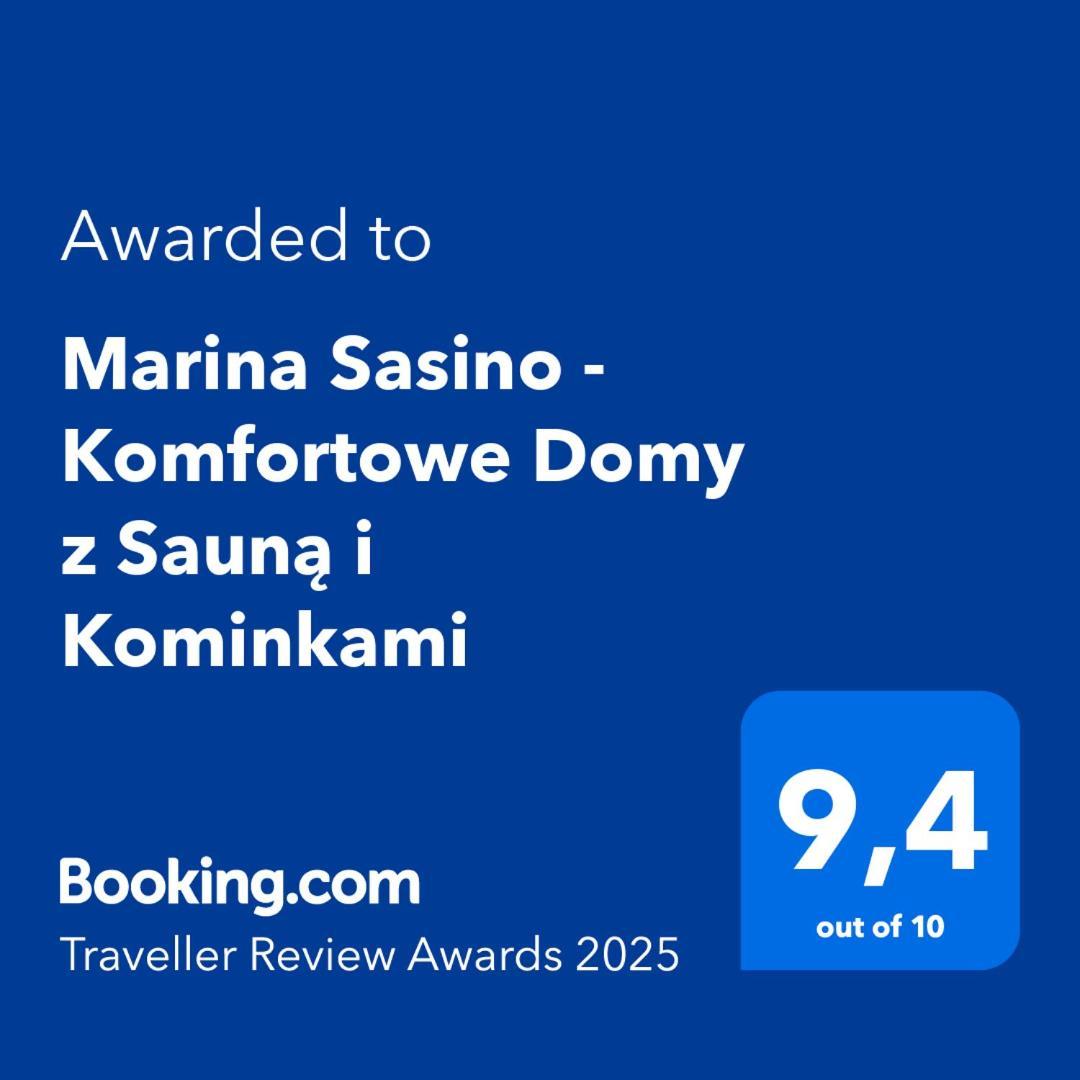 Marina Sasino - Komfortowe Domy Z Sauna I Kominkami Kültér fotó